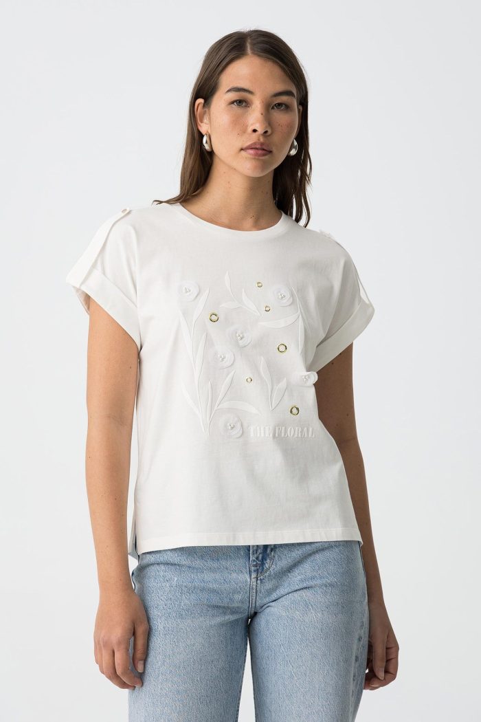 T-shirt Eyelette - Image 4
