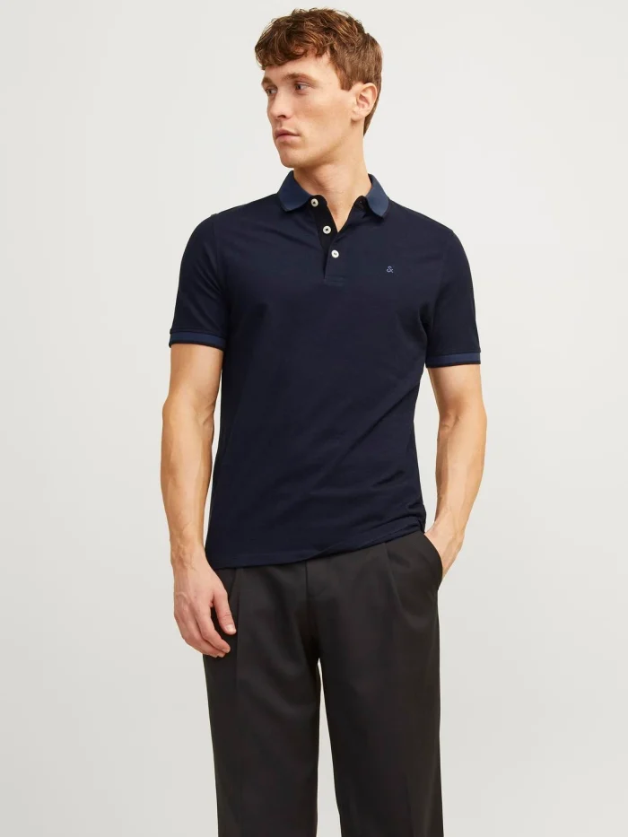 Polo Liso Gola de Camisa - Image 1