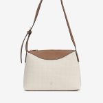 Bolsa de Ombro Bicolor com Fivela