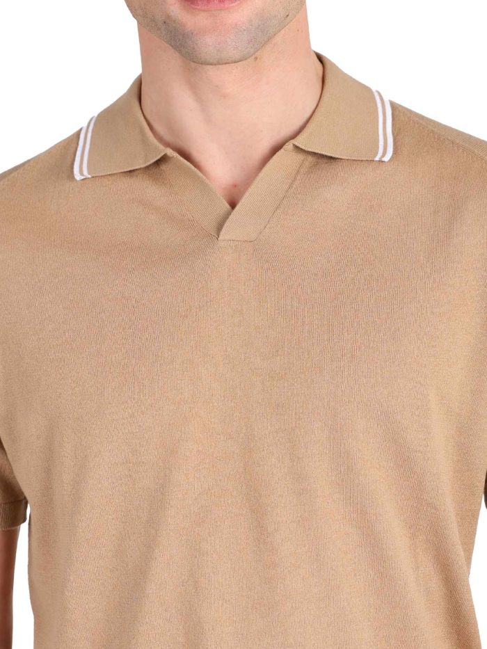 Polo 100% algodão com gola - Image 2