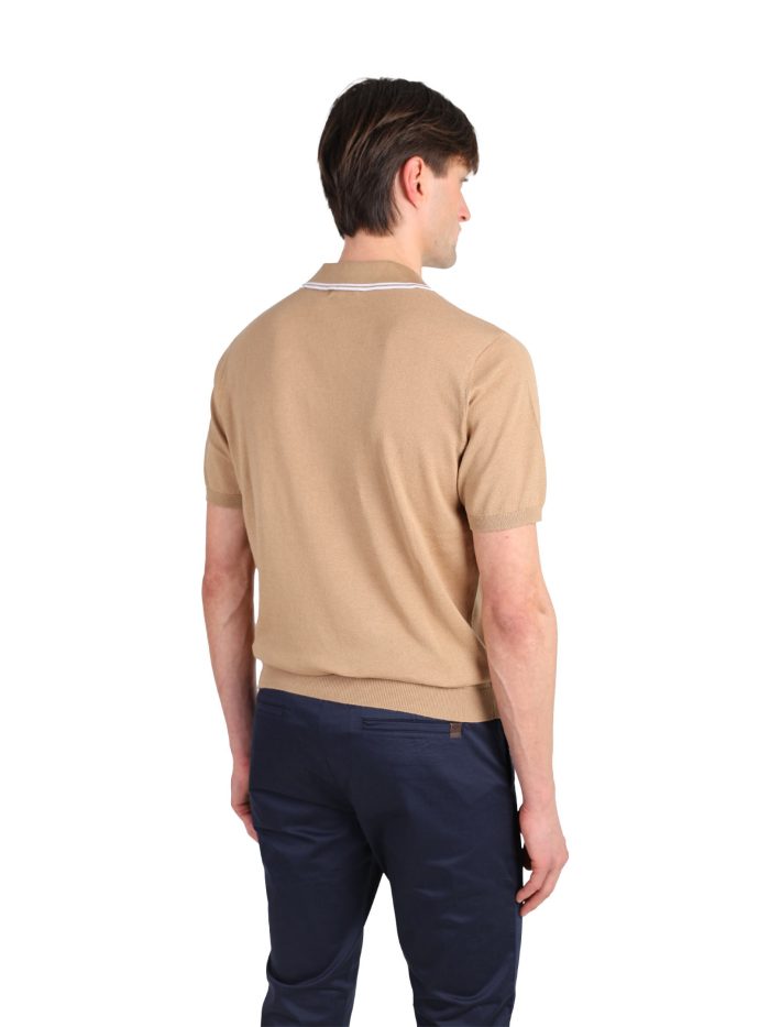 Polo 100% algodão com gola - Image 3