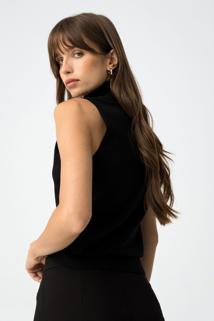 Top slim fit de malha - Image 3