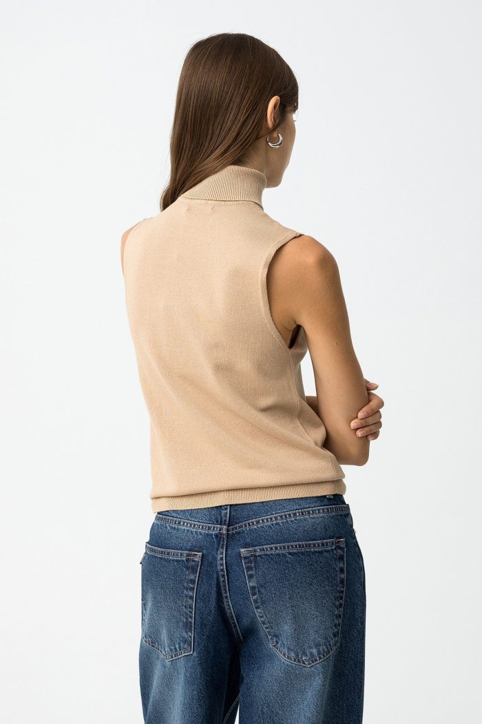 Top slim fit de malha - Image 3