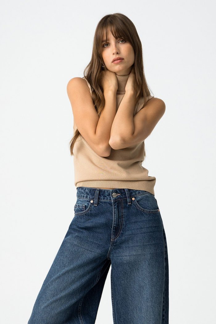 Top slim fit de malha - Image 2