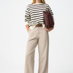 Calças straight fit