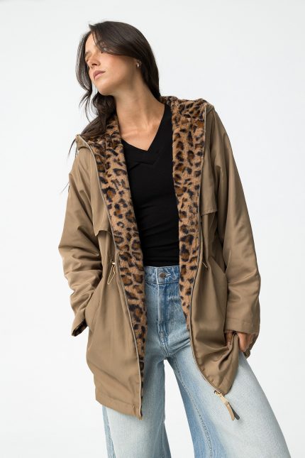 Parka relaxed fit