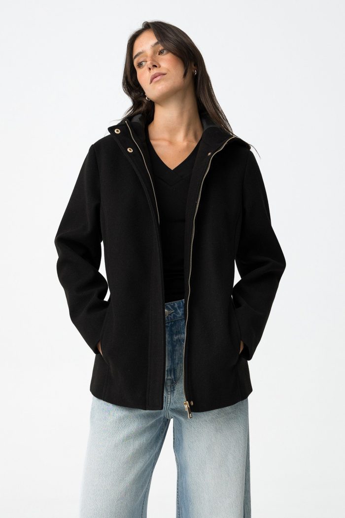 Casaco curto regular fit - Image 1