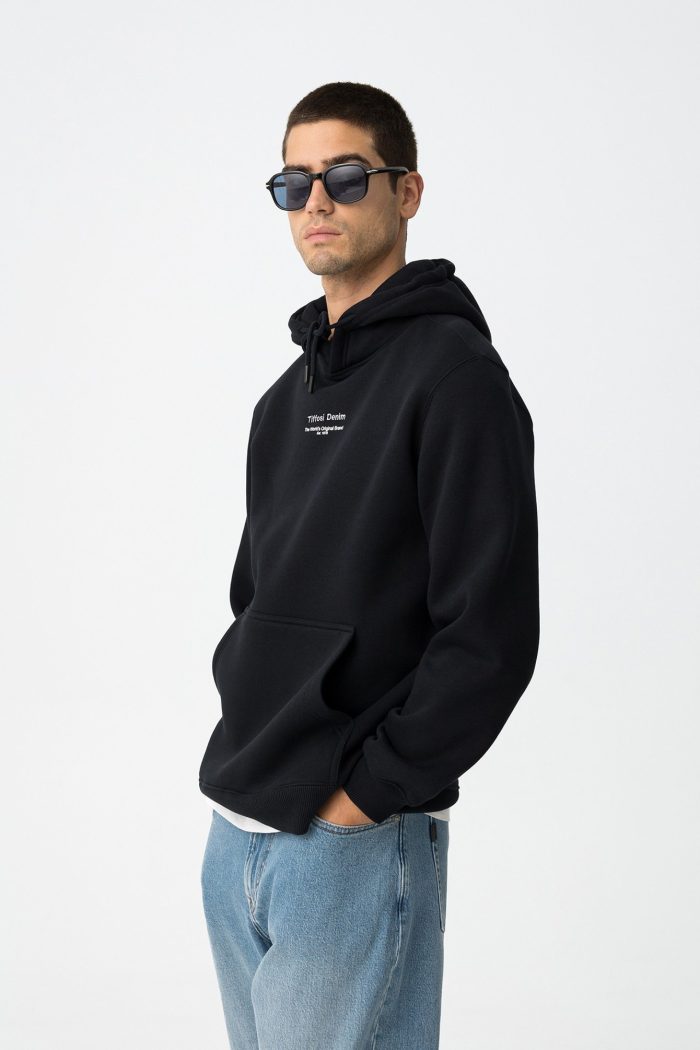 Hoodie estampado de manga comprida - Image 2