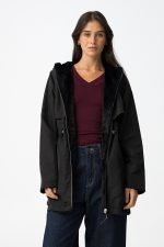 Parka relaxed fit e manga comprida - Image 2
