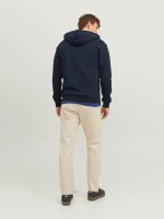 Hoddie com fecho de correr Liso - Image 3