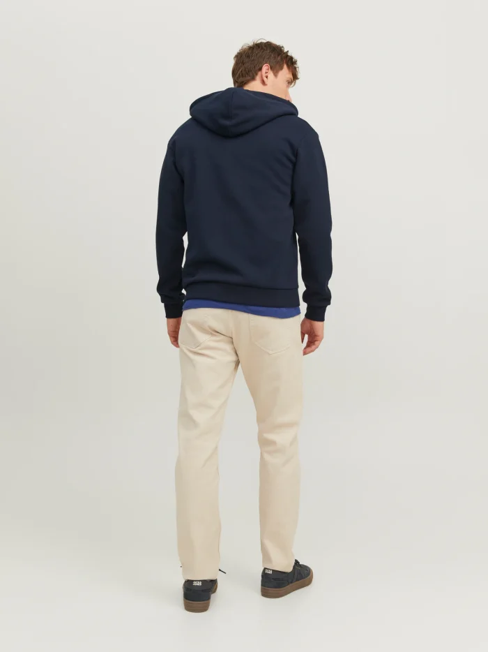 Hoddie com fecho de correr Liso - Image 3