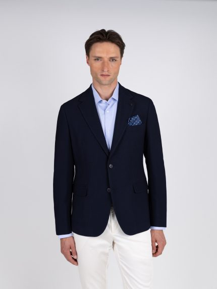 Blazer micro estruturado elástico