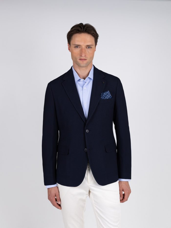 Blazer micro estruturado elástico - Image 1