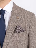 Blazer de lã com micro padrão - Image 2