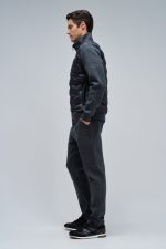 CASACO ACOLCHOADO COM MISTURA DE MATERIAIS - Image 3