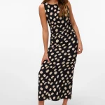 Regular Fit Round Neck Long dress