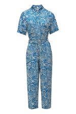 SHORT-SLEEVED PRINT JUMPSUIT - Image 2