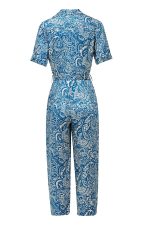 SHORT-SLEEVED PRINT JUMPSUIT - Image 3