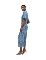 SHORT-SLEEVED PRINT JUMPSUIT - Image 5