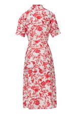 MIDI SHIRT DRESS W/ BELT - Image 3