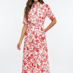 MIDI SHIRT DRESS W/ BELT