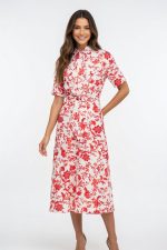 MIDI SHIRT DRESS W/ BELT