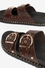 Chinelo chocolate com fivelas - Image 4