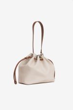 Carteira creme minimalista boho