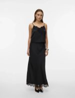 VMJULIA Cintura alta Saia Longa