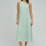 VESTIDO MIDI COM JACQUARD