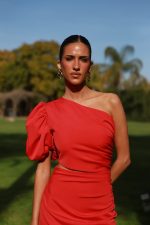 Vestido Leila, recorte assimétrico - Image 2