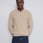 CAMISOLA DE MALHA COM MEIO FECHO
