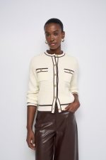 CARDIGAN COM BOTÕES DOURADOS