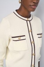 CARDIGAN COM BOTÕES DOURADOS - Image 4