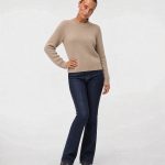 Camisola de cor bege