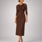 Vestido Castanho